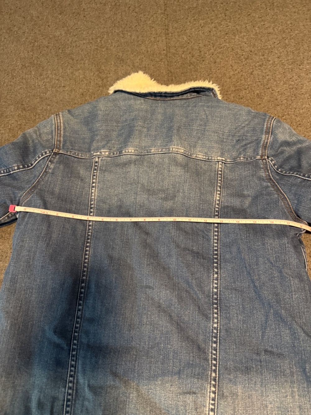 J.Crew Mercantile Sherpa denim jacket, M - Picture 8 of 9